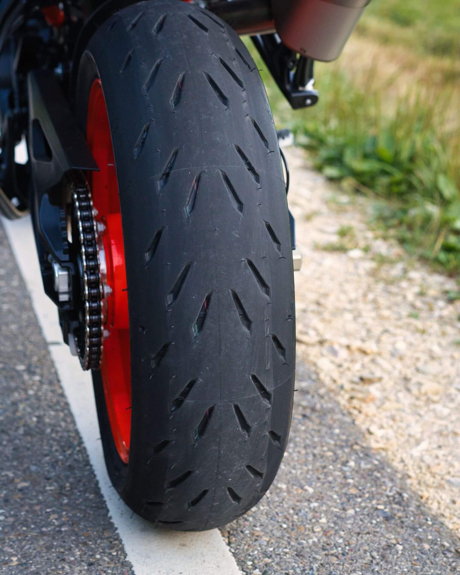 Michelin Power GP Hinterrad Profil KTM 890 SMT Michelin Power GP Hinterrad Profil KTM 890 SMT