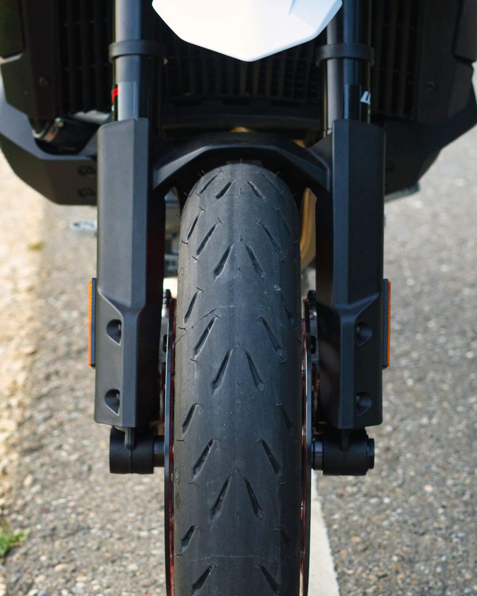 Michelin Power GP Vorderrad Profil Michelin Power GP Vorderrad Profil