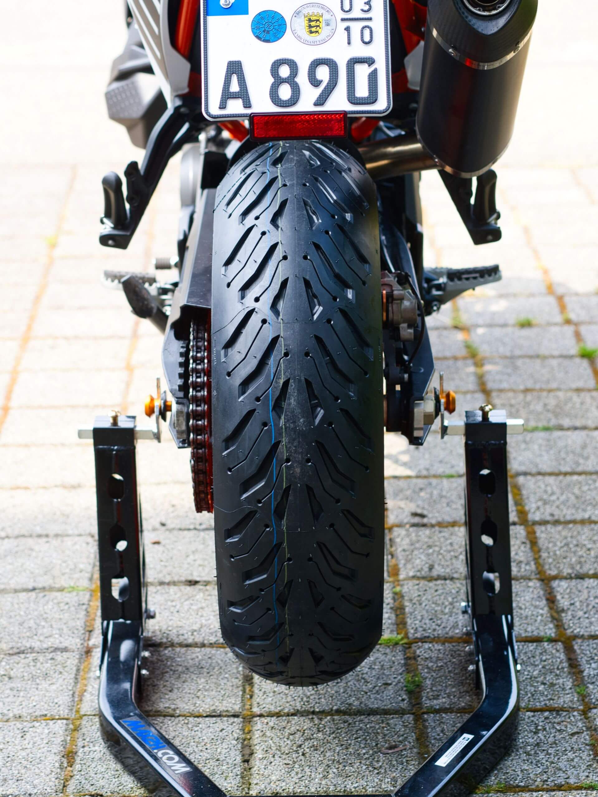 Michelin Road 6 Hinterrad Profil Michelin Road 6 Hinterrad Profil