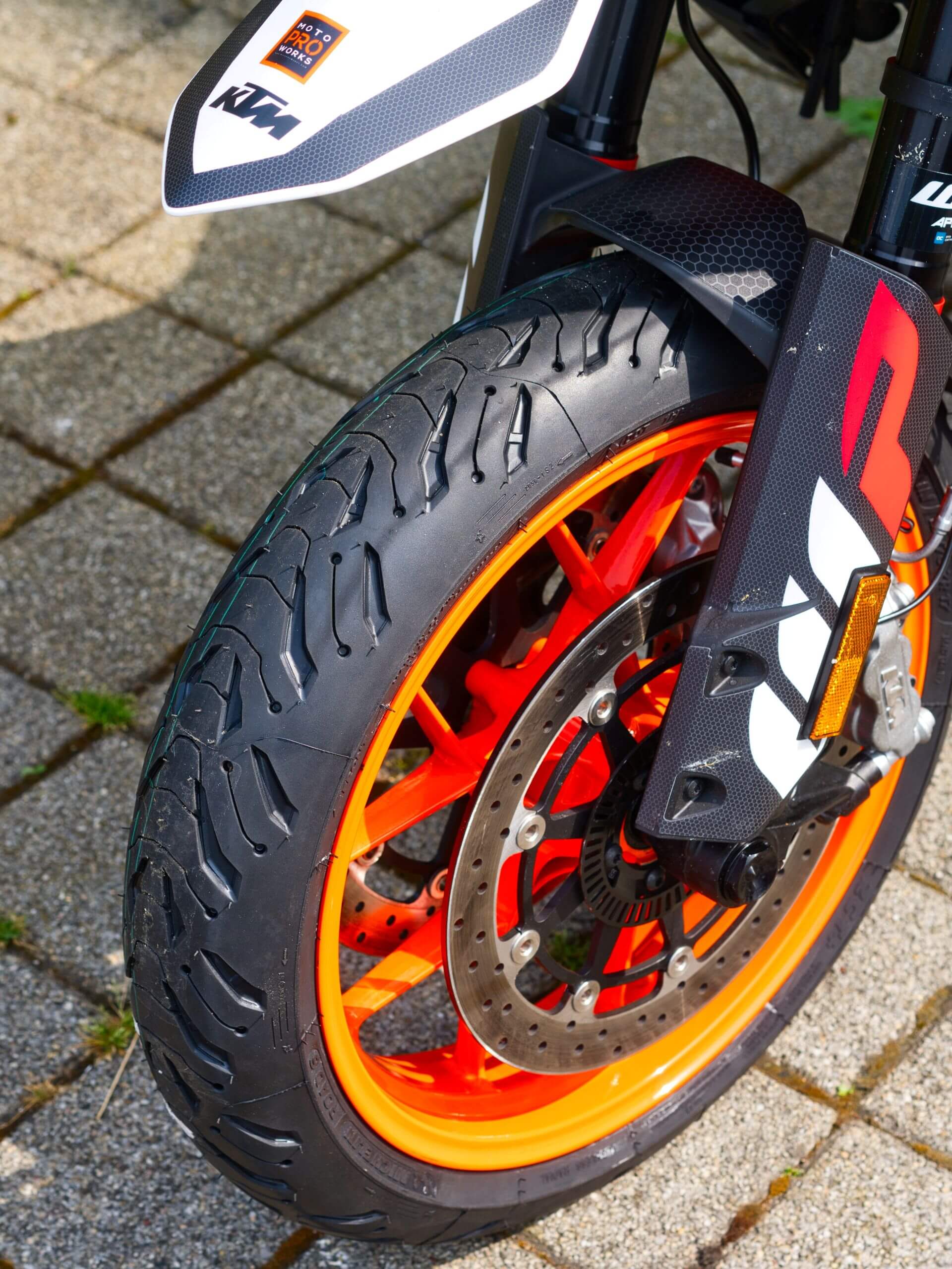 Michelin Road 6 Vorderrad Profil Michelin Road 6 Vorderrad Profil