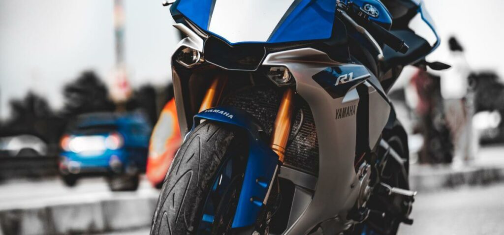 Presión de neumáticos de motocicleta - rueda delantera Yamaha R1
