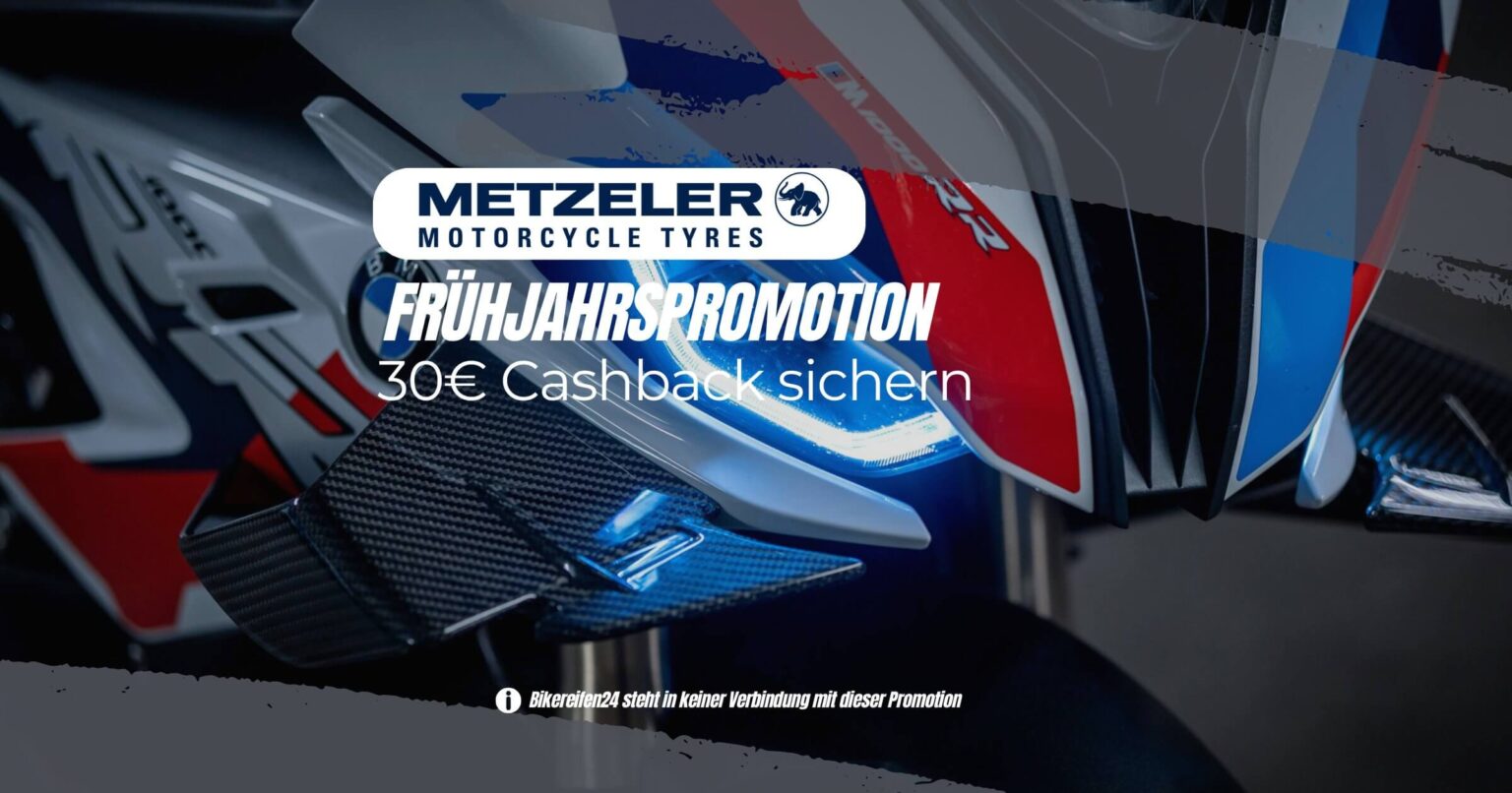Metzeler Frühjahrspromotion 2025 Cashback 30 Euro