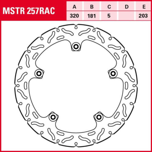 TRW Bremsscheibe Sportiv BMW Semifloating MSTR257RAC guenstig kaufen bei Bikereifen24